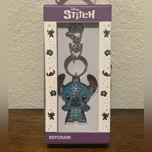 Disney Stitch Blue Sparkle Bag Charm/Keychain